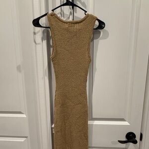 Knit Beige Dress